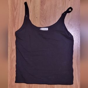 Forever 21 Black Crop Top M